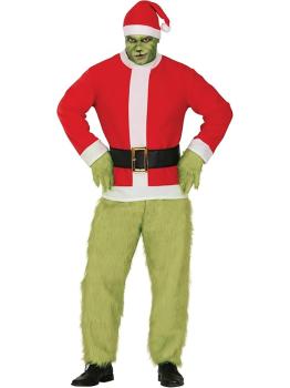 Fantasia de Natal de Luxo do Grinch para Homens