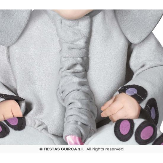 Fantasia de elefante bebê.