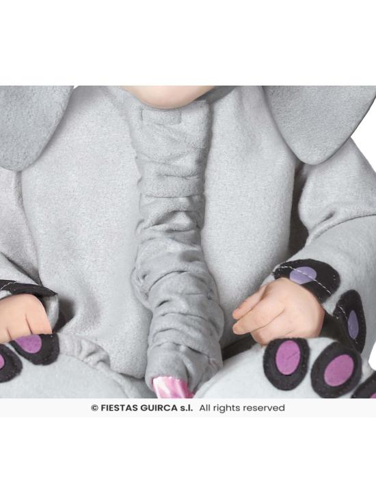 Fantasia de elefante bebê.