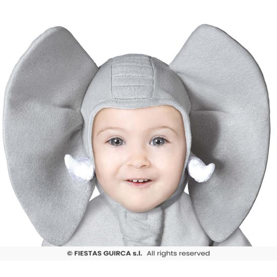 Fantasia de elefante bebê.