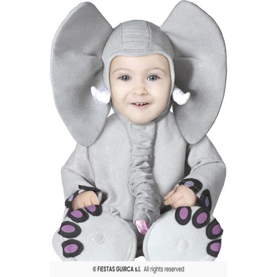 Fantasia de elefante bebê.