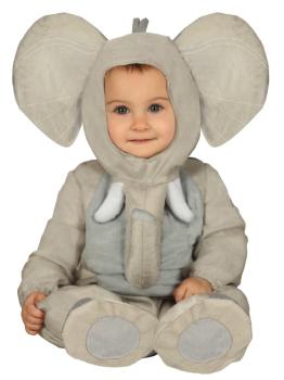 Fantasia de elefante de pelúcia para bebê