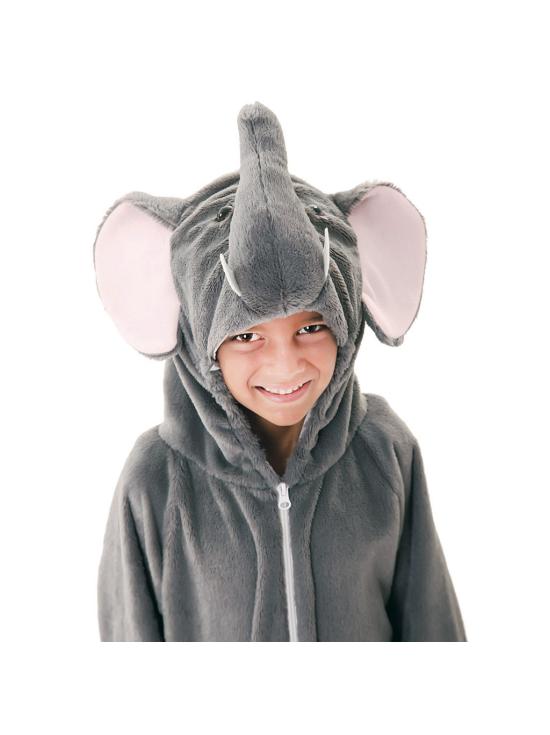 Fantasia infantil de elefante da selva