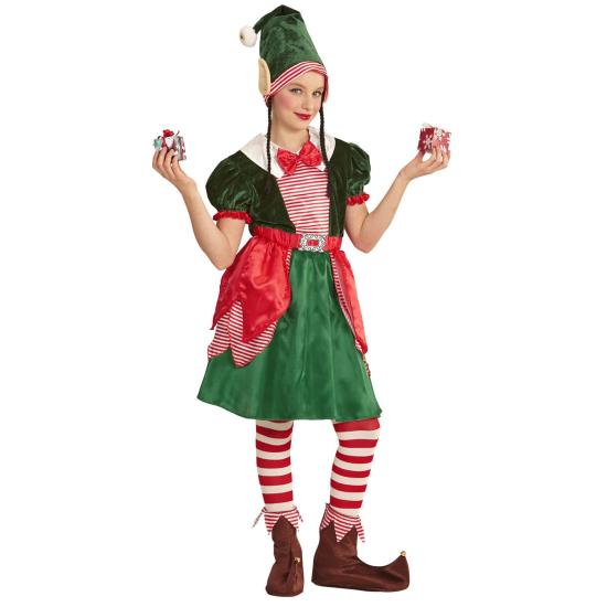 Fato de duende ajudante do Papai Noel para criança. Fato de duende ajudante do Papai Noel para criança.