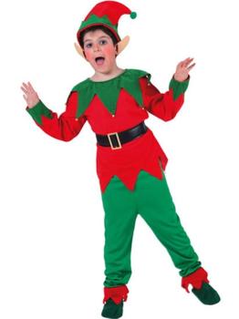 Fantasia de duende de Natal tamanho infantil