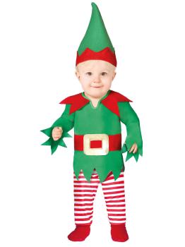 Fantasia de duende de Natal para bebê