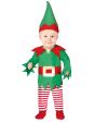 Fantasia de duende de Natal para bebê