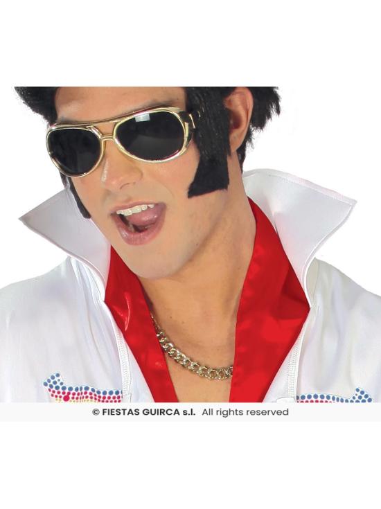 Fato de Elvis Rei do Rock para adulto