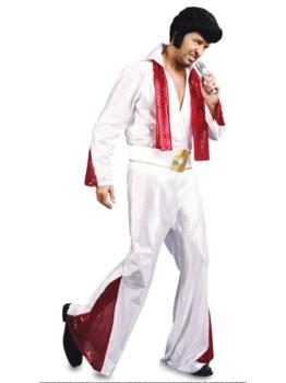 Fato adulto de Elvis Rey Rock Vegas
