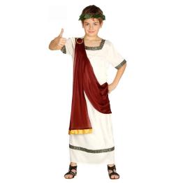 Fato de imperador romano infantil