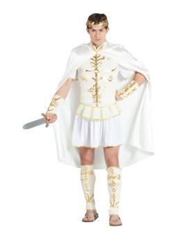 Fato de imperador romano para adulto