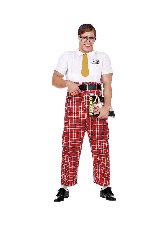 Fantasia de nerd para homens adultos