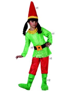 Fantasia engraçada de menina anã