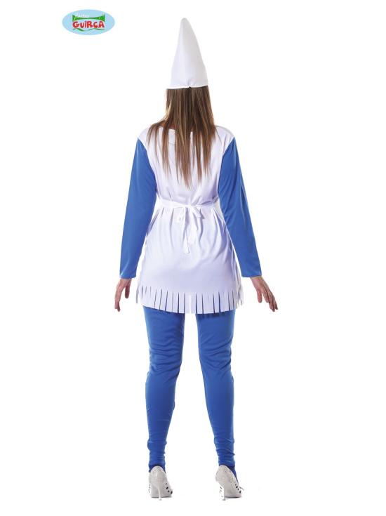 Fantasia de Smurfette Azul para Mulheres