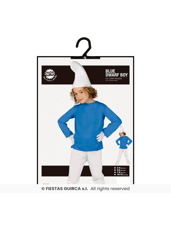 Fantasia de Smurf para crianças