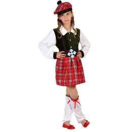 Fato tradicional de menina escocesa