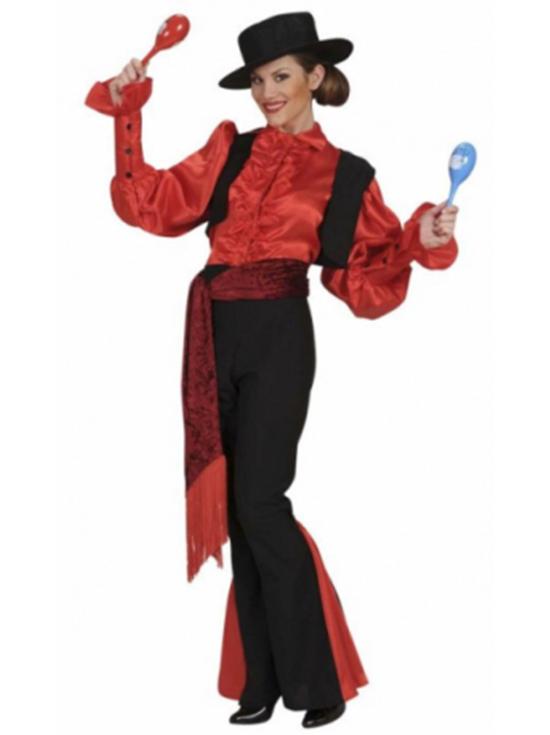 Fato espanhol de luxo para mulher
