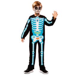 Fantasia de Esqueleto Morto para o Dia das Crianças