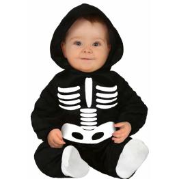 Fantasia de esqueleto de Halloween para bebês