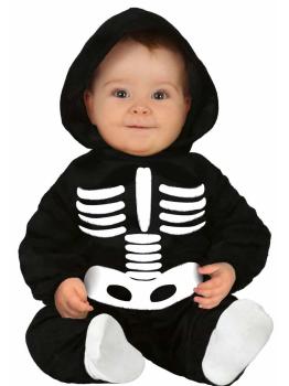 Fantasia de esqueleto de Halloween para bebês