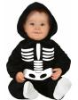Fantasia de esqueleto de Halloween para bebês