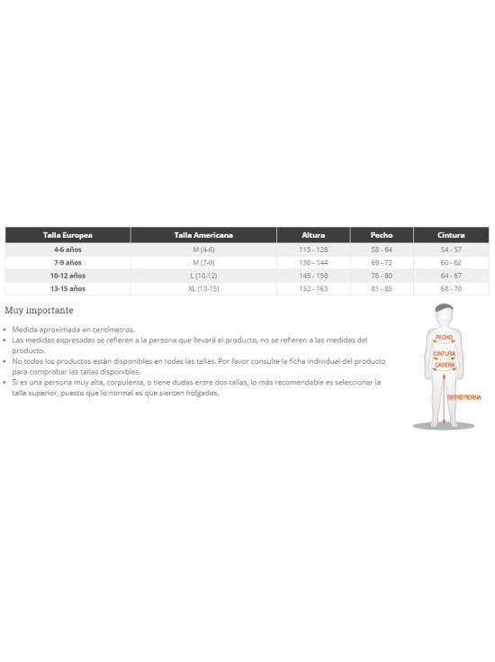 Disfraz Esqueleto Multicolorido fluor infantil