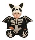 Fantasia de morcego esqueleto para bebê