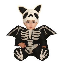 Fantasia de morcego esqueleto para bebê