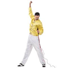 Fantasia de Freddie Mercury para adultos - Fantasia de astro do rock
