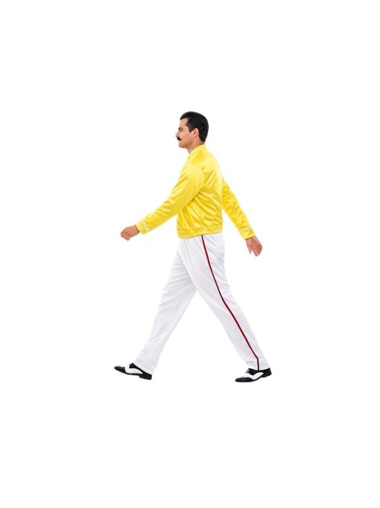 Fantasia de Freddie Mercury para adultos - Fantasia de astro do rock
