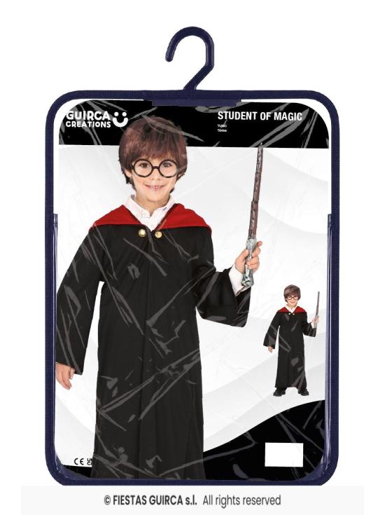 Fantasia de estudante Harry Potter, tamanho infantil
