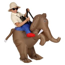 Fantasia de explorador em elefante infantil