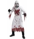 Fantasia de fantasma diabólico branco para homens