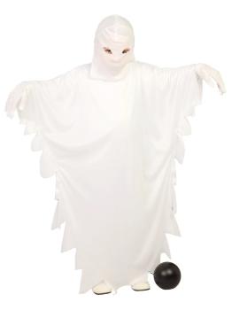 Fantasia de fantasma assustador infantil