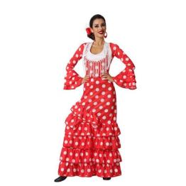 Fato de Flamenco Alvero Vermelho para adulto