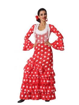 Fato de Flamenco Alvero Vermelho para adulto