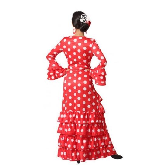 Fato de Flamenco Alvero Vermelho para adulto