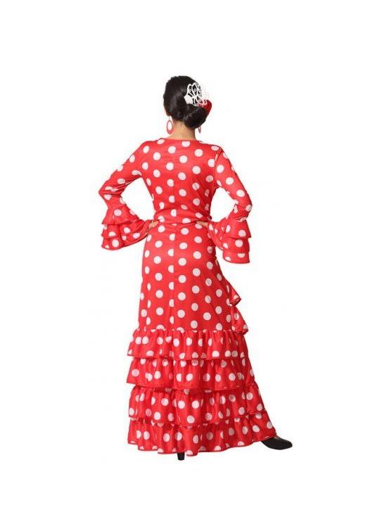 Fato de Flamenco Alvero Vermelho para adulto
