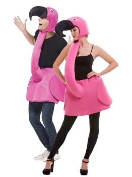 Fato de Flamenco rosa para adulto