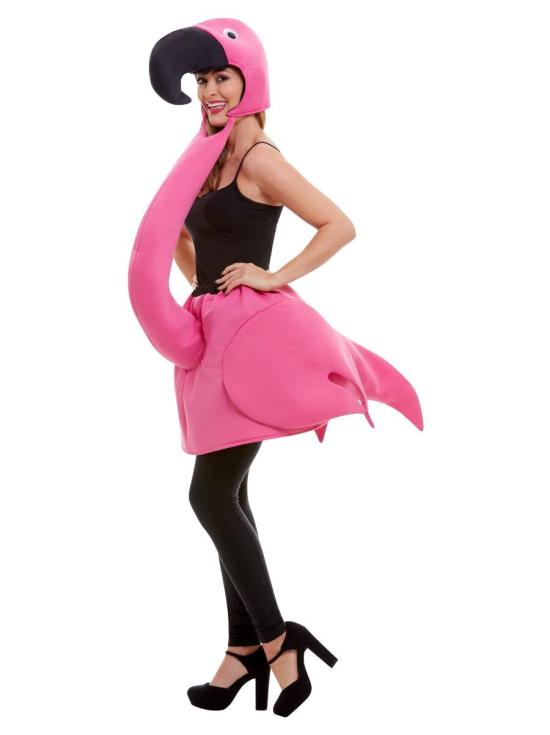 Fato de Flamenco rosa para adulto