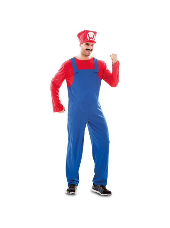 Fantasia de encanador adulto Mario Bros