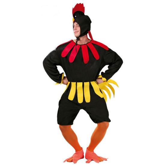 Disfraz Gallo Negro  adultos. Disfraz Gallo Negro  adultos.