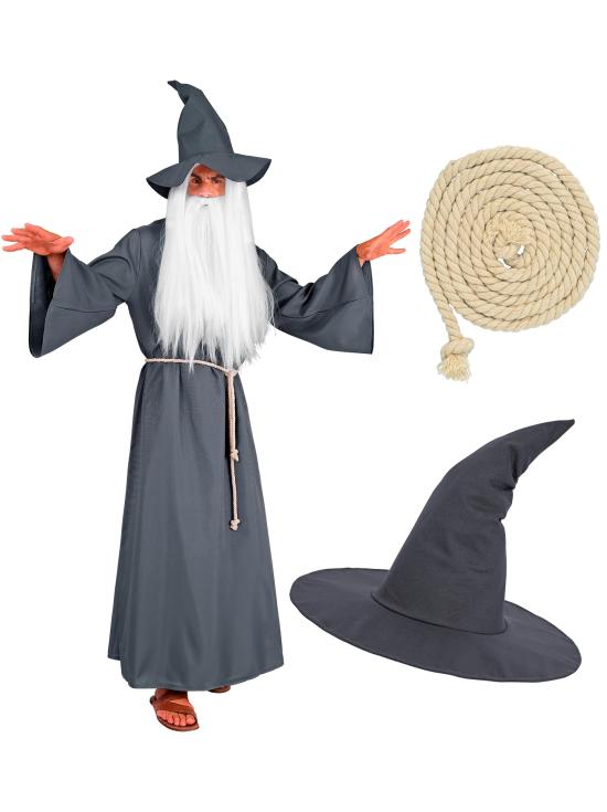 Fantasia adulta de Gandalf Senhor dos Anéis