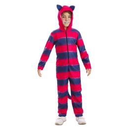 Fantasia de Gato Cheshire Infantil Unissex – Macacão com Capuz