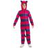 Fantasia de Gato Cheshire Infantil Unissex – Macacão com Capuz