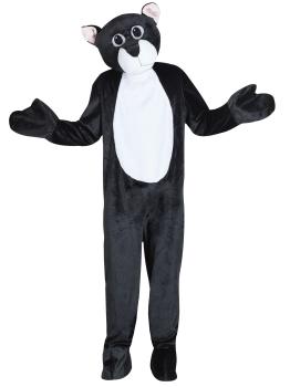 Fato de gato preto para adulto