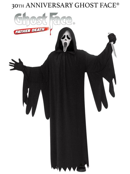 Fantasia de Ghost Face para Adultos - 30º Aniversário