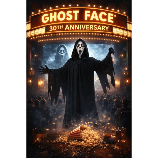 Fantasia de Ghost Face® para Adultos - 30º Aniversário