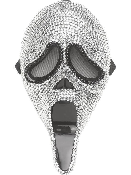 Fantasia de Ghost Face Bling para mulheres – Horror brilhante e estilo deslumbrante