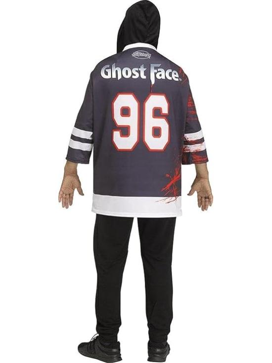 Fantasia de hóquei Ghost Face – Terror esportivo para adultos